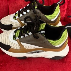 Dior Green and Brown Sneakers